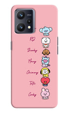 BTS names Realme 9 4G Hard Case Back Cover by Casekaro