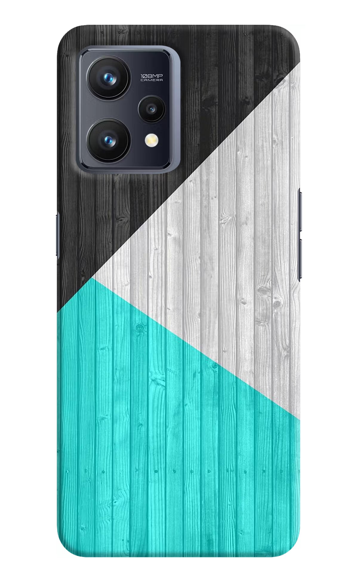 Wooden Abstract Realme 9 4G Hard Case Back Cover by Casekaro