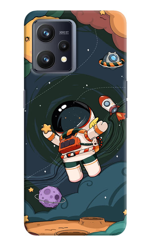 Cartoon Astronaut Realme 9 4G Hard Case Back Cover by Casekaro