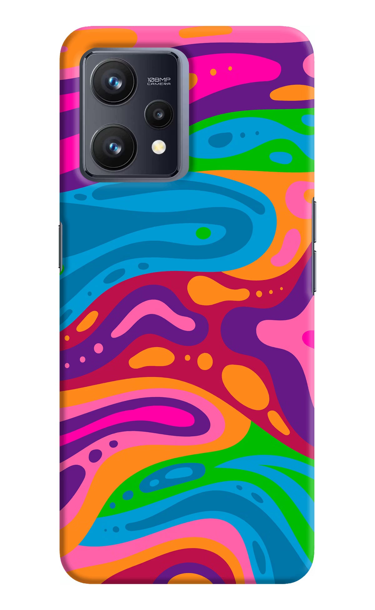 Trippy Pattern Realme 9 4G Hard Case Back Cover by Casekaro