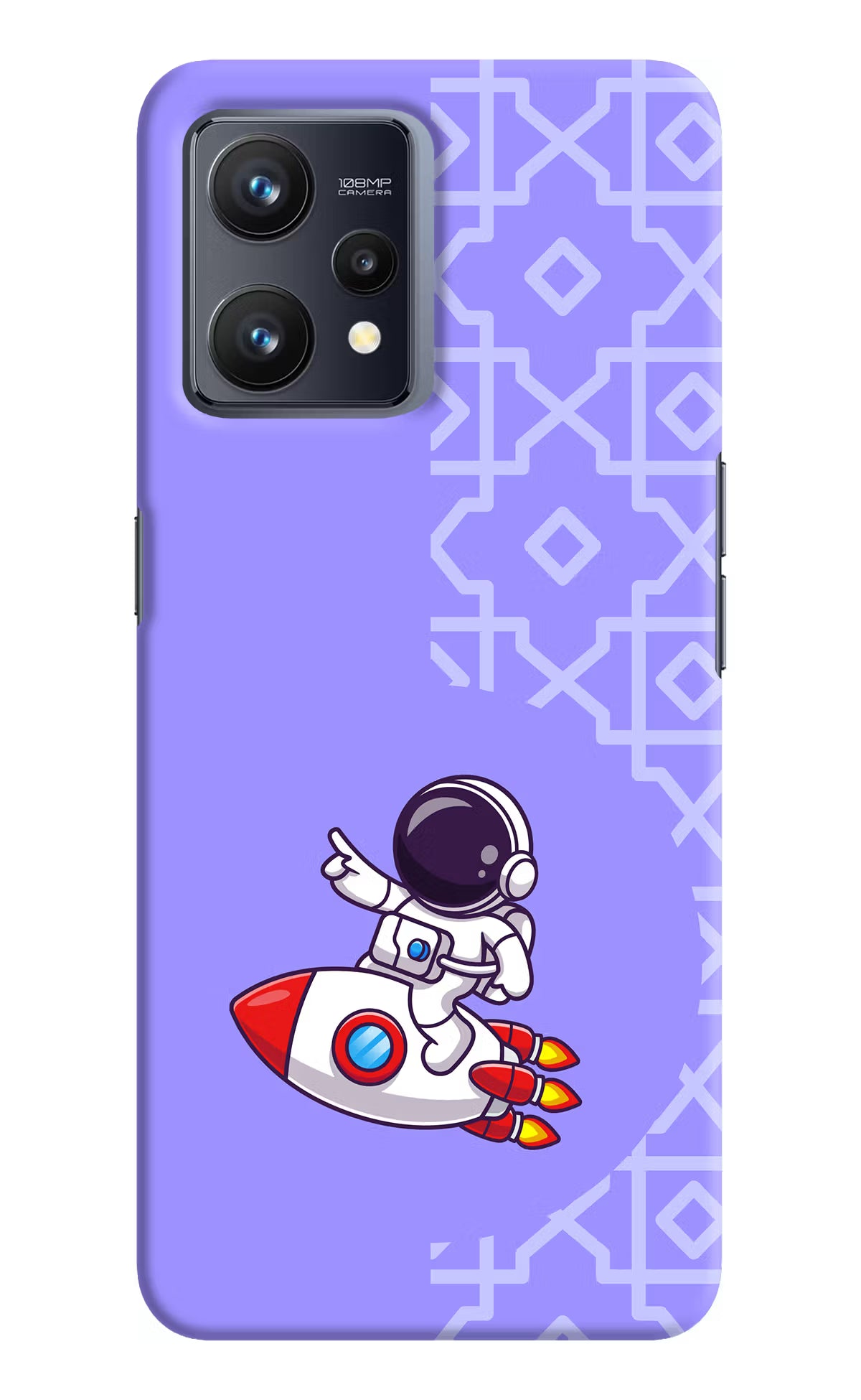 Cute Astronaut Realme 9 4G Hard Case Back Cover by Casekaro