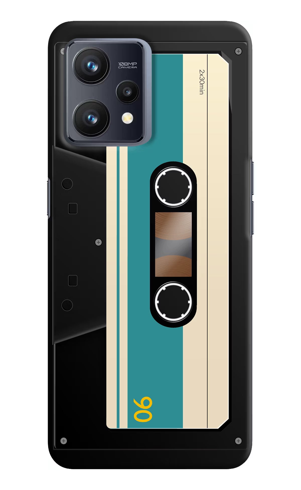 Cassette Realme 9 4G Hard Case Back Cover by Casekaro