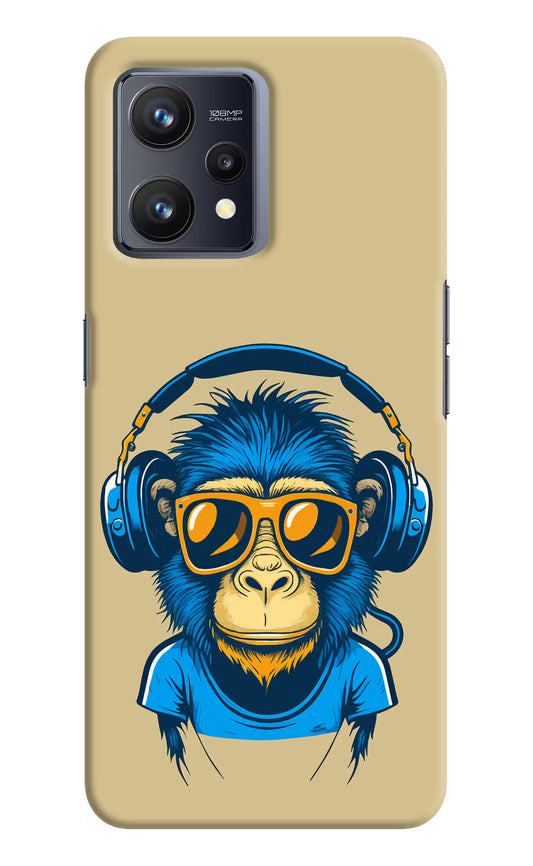 Monkey Headphone Realme 9 4G Hard Case Back Cover by Casekaro