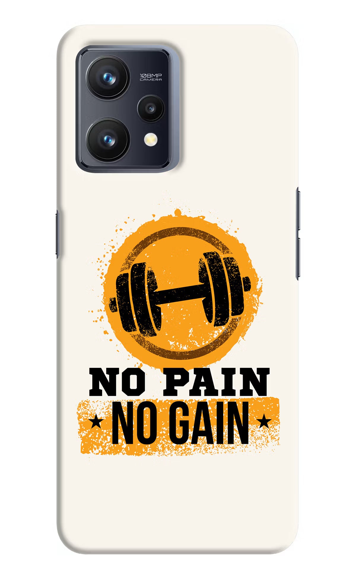 No Pain No Gain Realme 9 4G Hard Case Back Cover by Casekaro