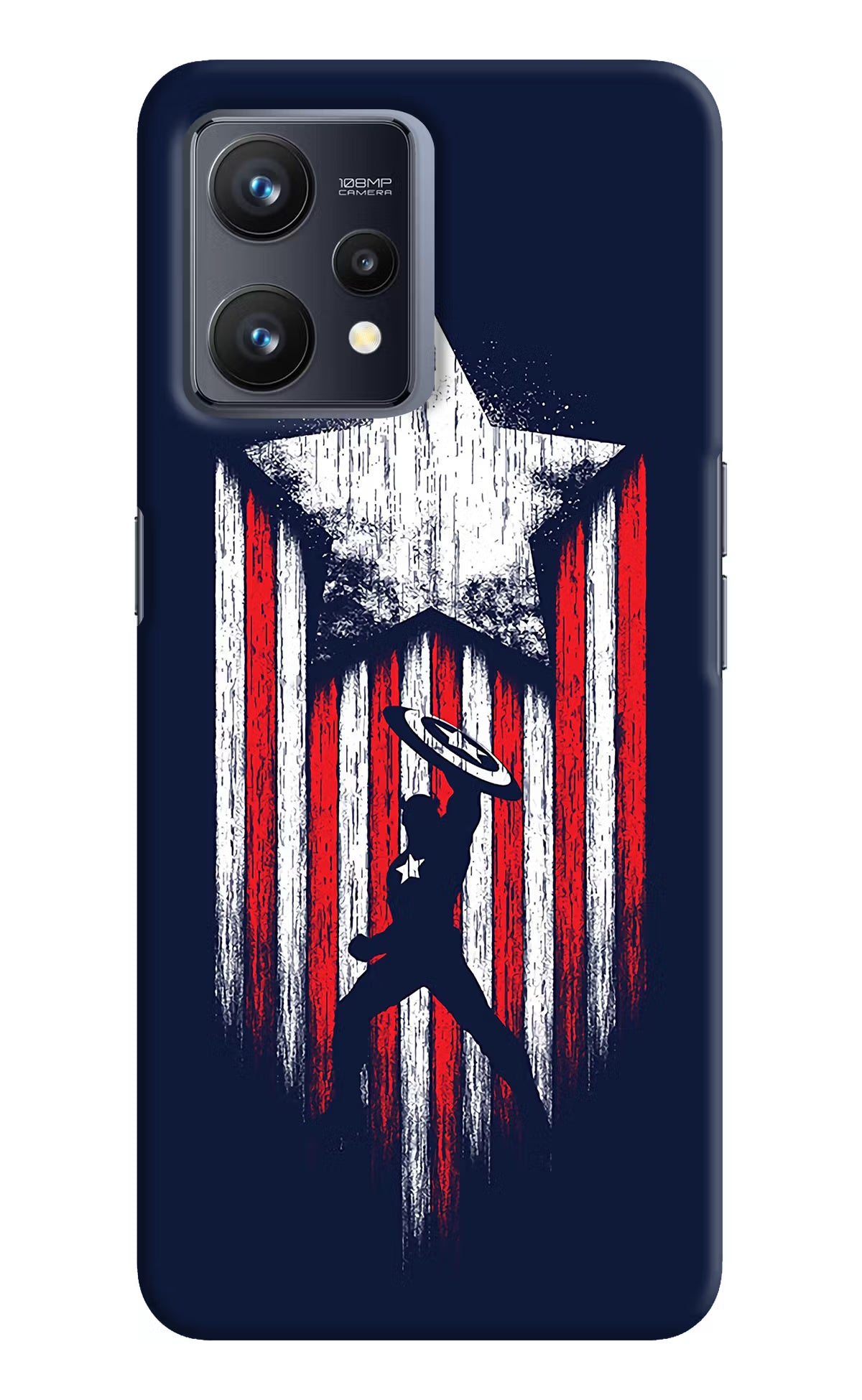 Captain America Marvel Art Realme 9 4G Hard Case Back Cover by Casekaro