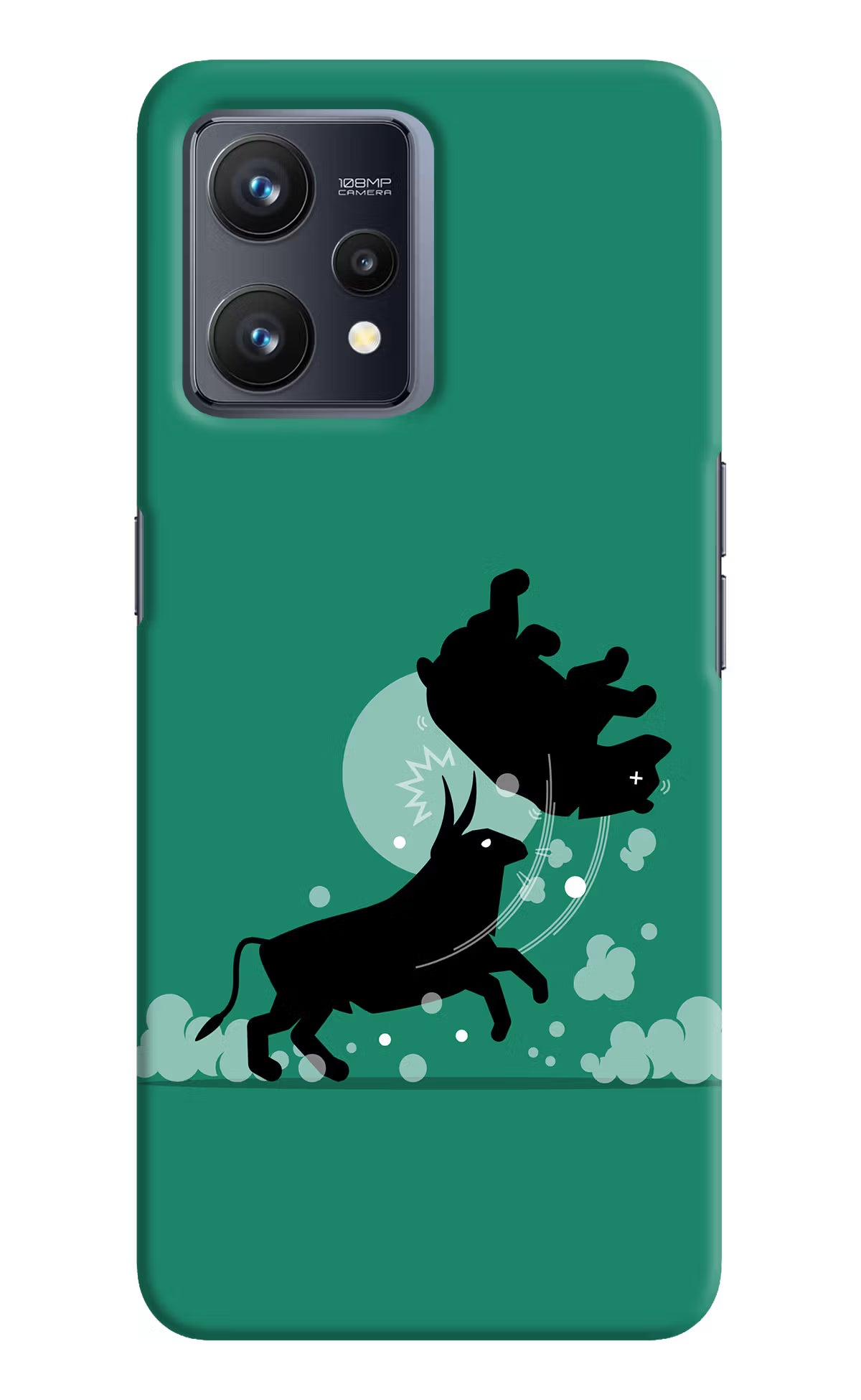 Bull Conqueror Realme 9 4G Hard Case Back Cover by Casekaro