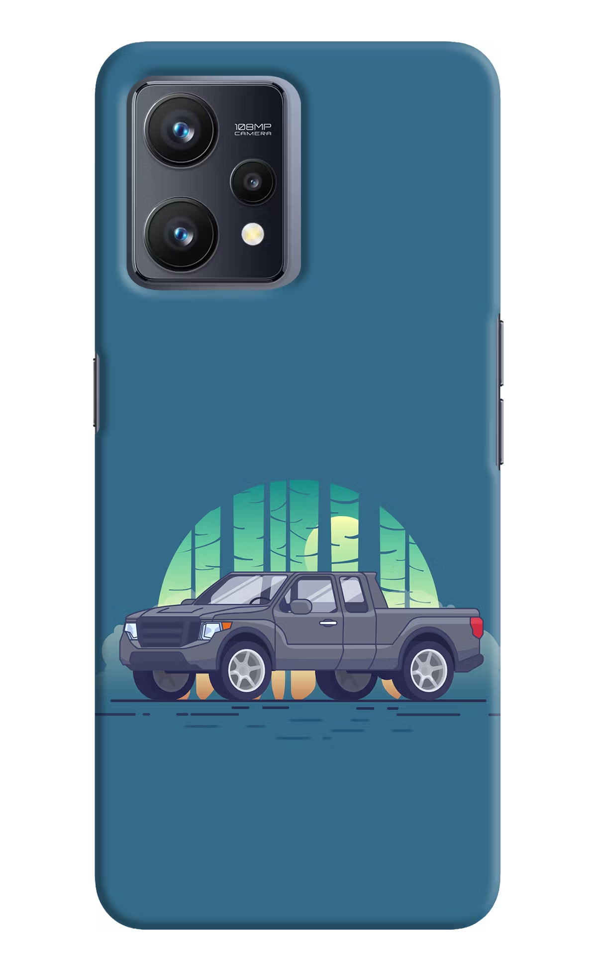Retro Garage Vibe Realme 9 4G Hard Case Back Cover by Casekaro