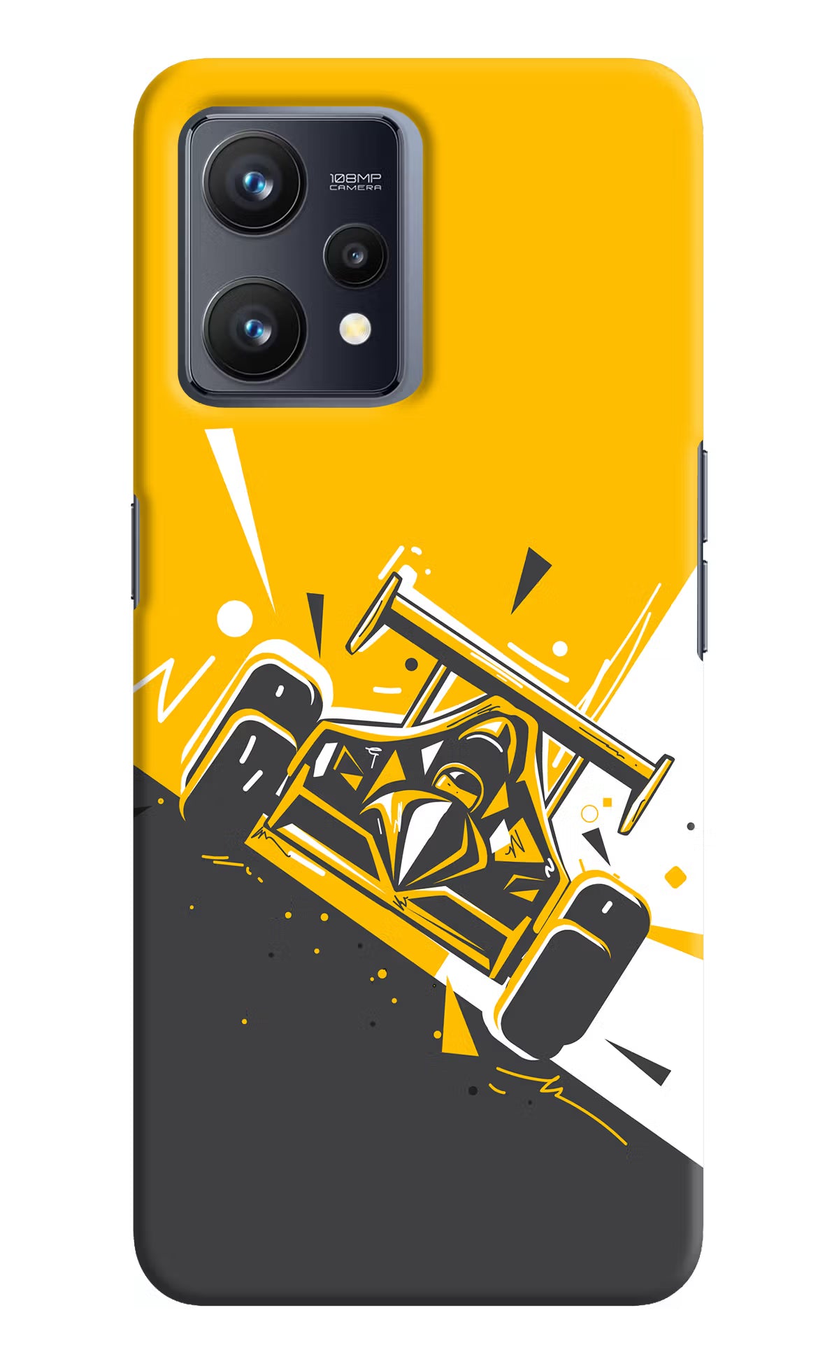 Track King Realme 9 4G Hard Case Back Cover by Casekaro