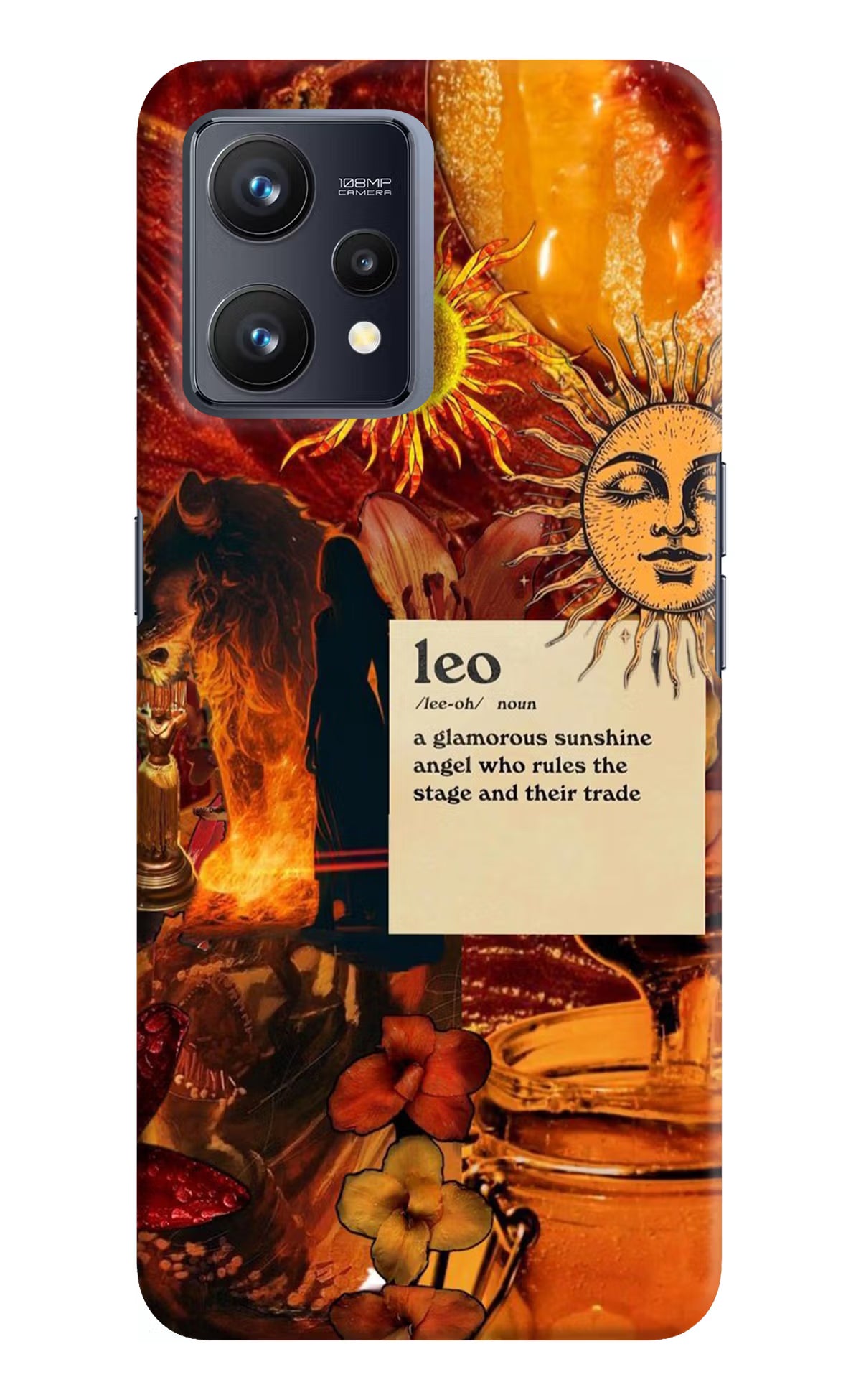 Leo Zodiac Realme 9 4G Hard Case Back Cover by Casekaro