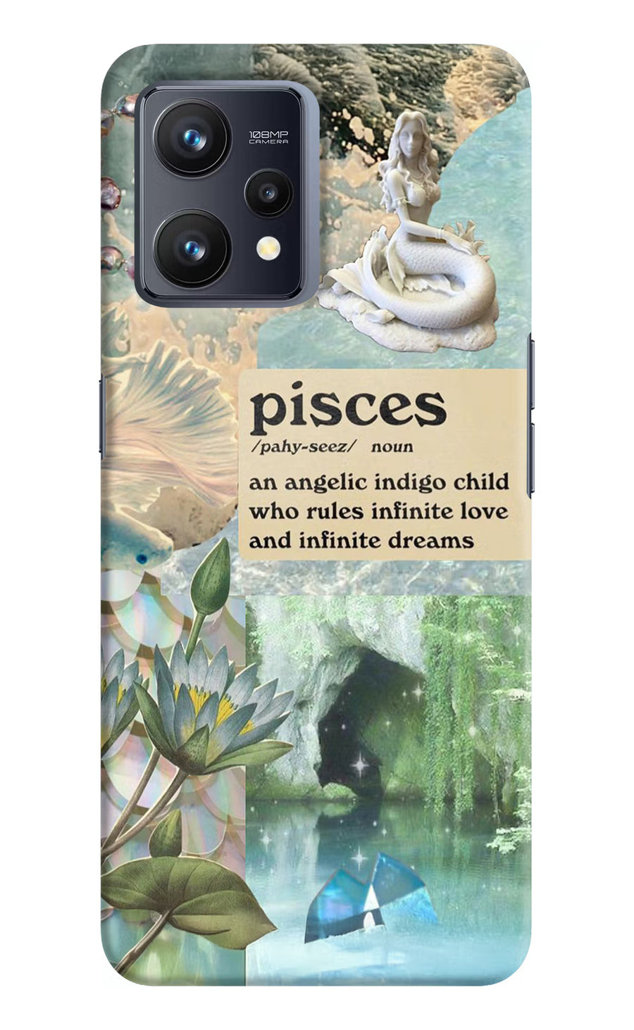 Pisces Zodiac Realme 9 4G Back Cover, Hard case