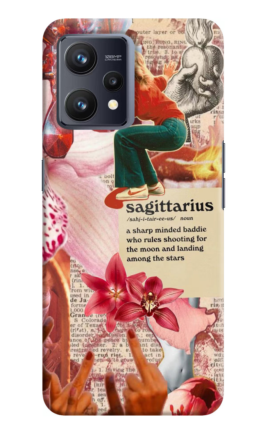 Sagittarius Zodiac Realme 9 4G Back Cover, Hard case