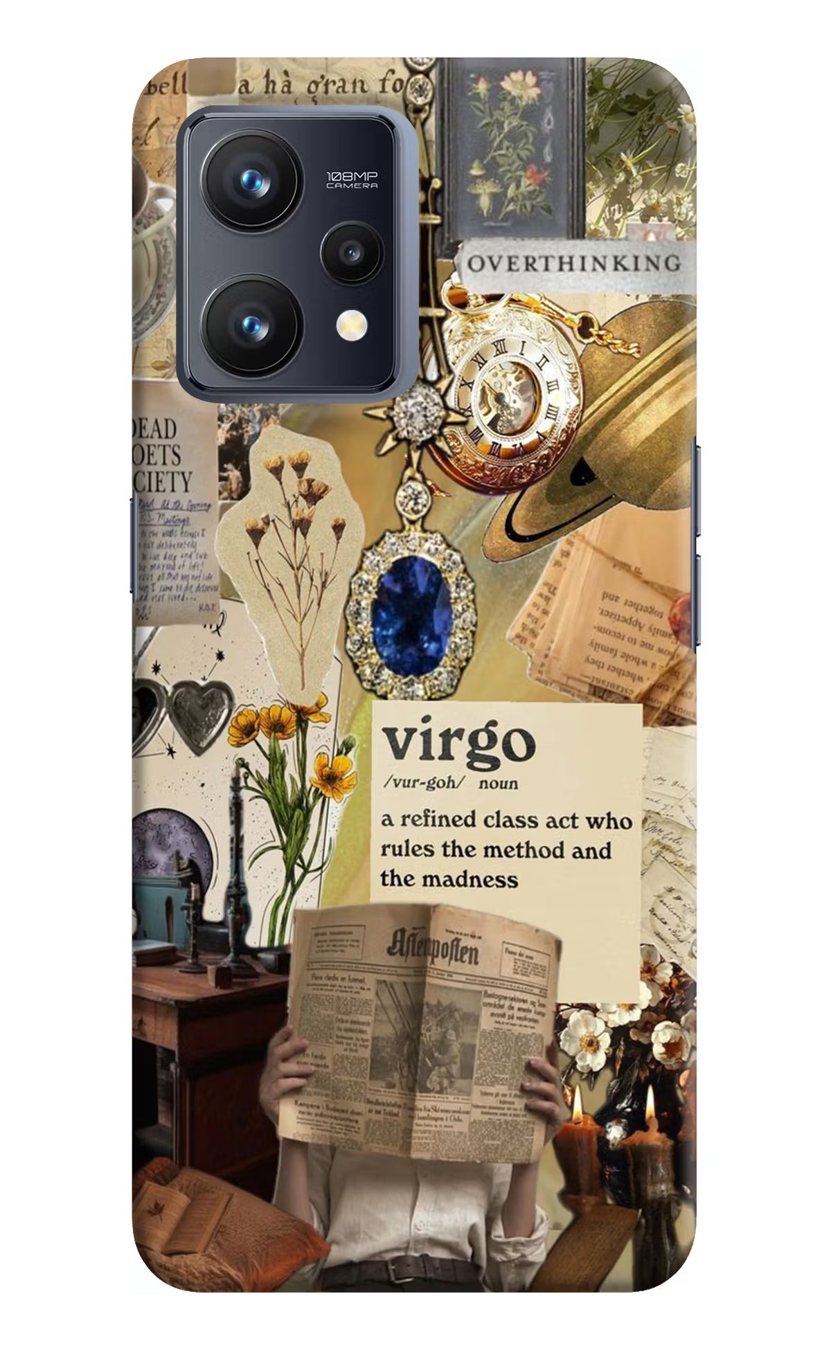 Virgo Zodiac Realme 9 4G Hard Case Back Cover by Casekaro