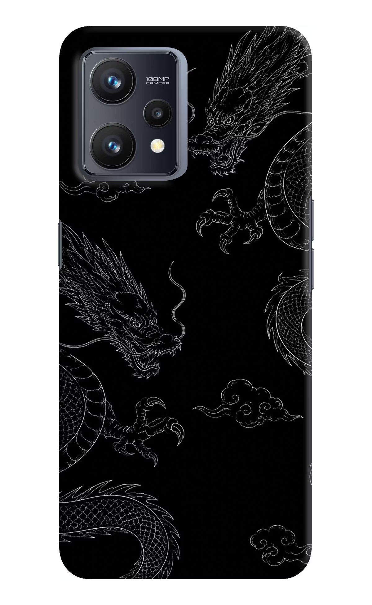 Twin Dragons Realme 9 4G Hard Case Back Cover by Casekaro