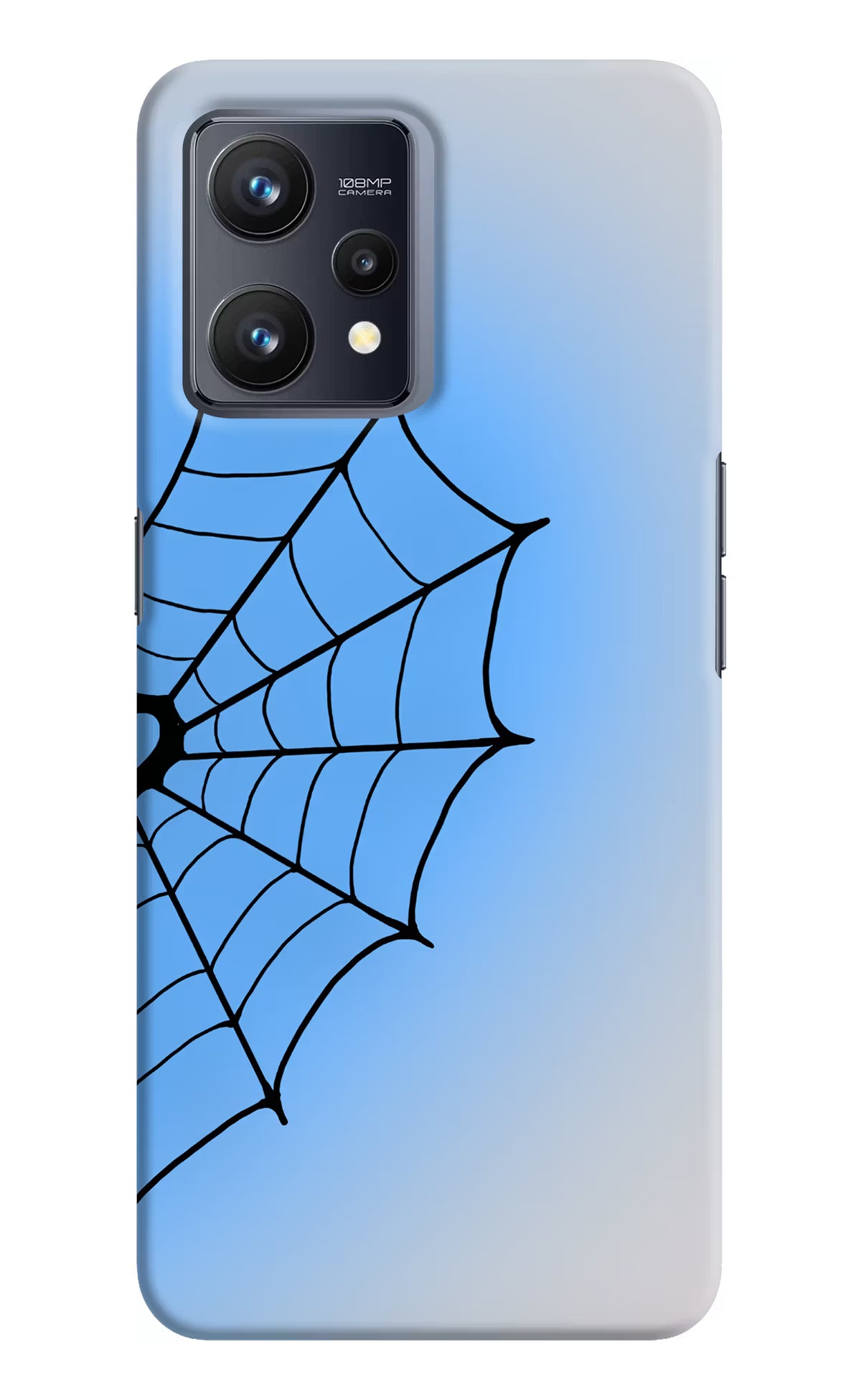 Blue Web Realme 9 4G Back Cover