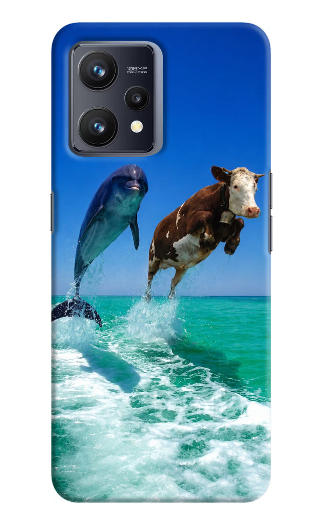 Dolphin vs Cow Realme 9 4G Hard Case Back Cover by Casekaro