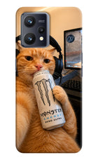 Gamer Cat Energy Realme 9 4G Hard Case Back Cover by Casekaro