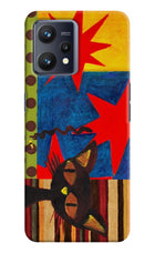 Pop Cat Realme 9 4G Back Cover