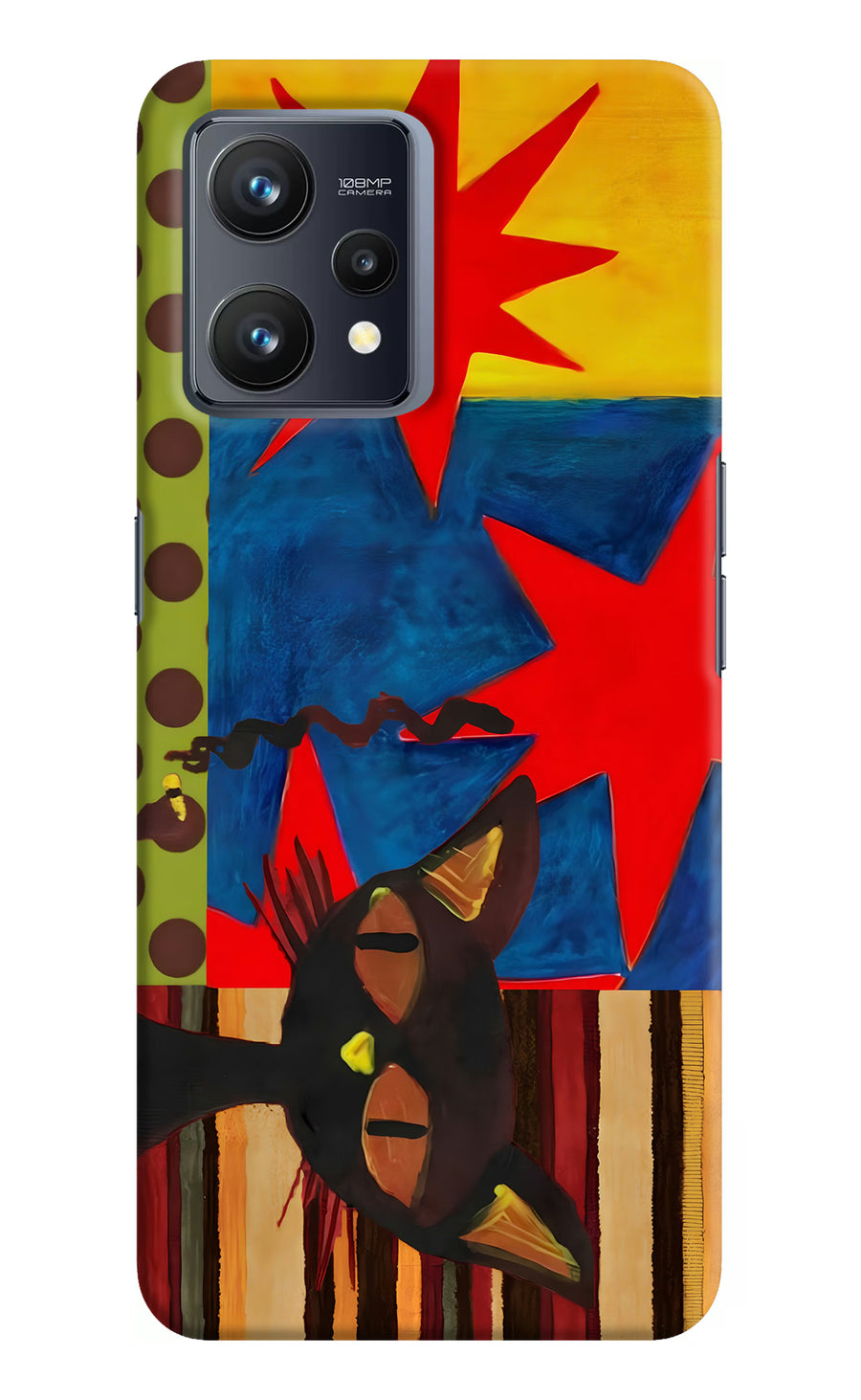 Pop Cat Realme 9 4G Back Cover, Hard case