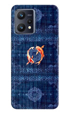 Koi Blue Realme 9 4G Back Cover