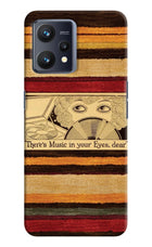 Vinyl Stripes Realme 9 4G Back Cover