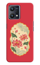 Pink Lotus Realme 9 4G Back Cover
