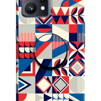 Colorful Pattern Realme 9 4G Pop Case by Casekaro