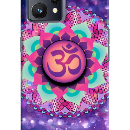 Om Purple Realme 9 4G Pop Case by Casekaro