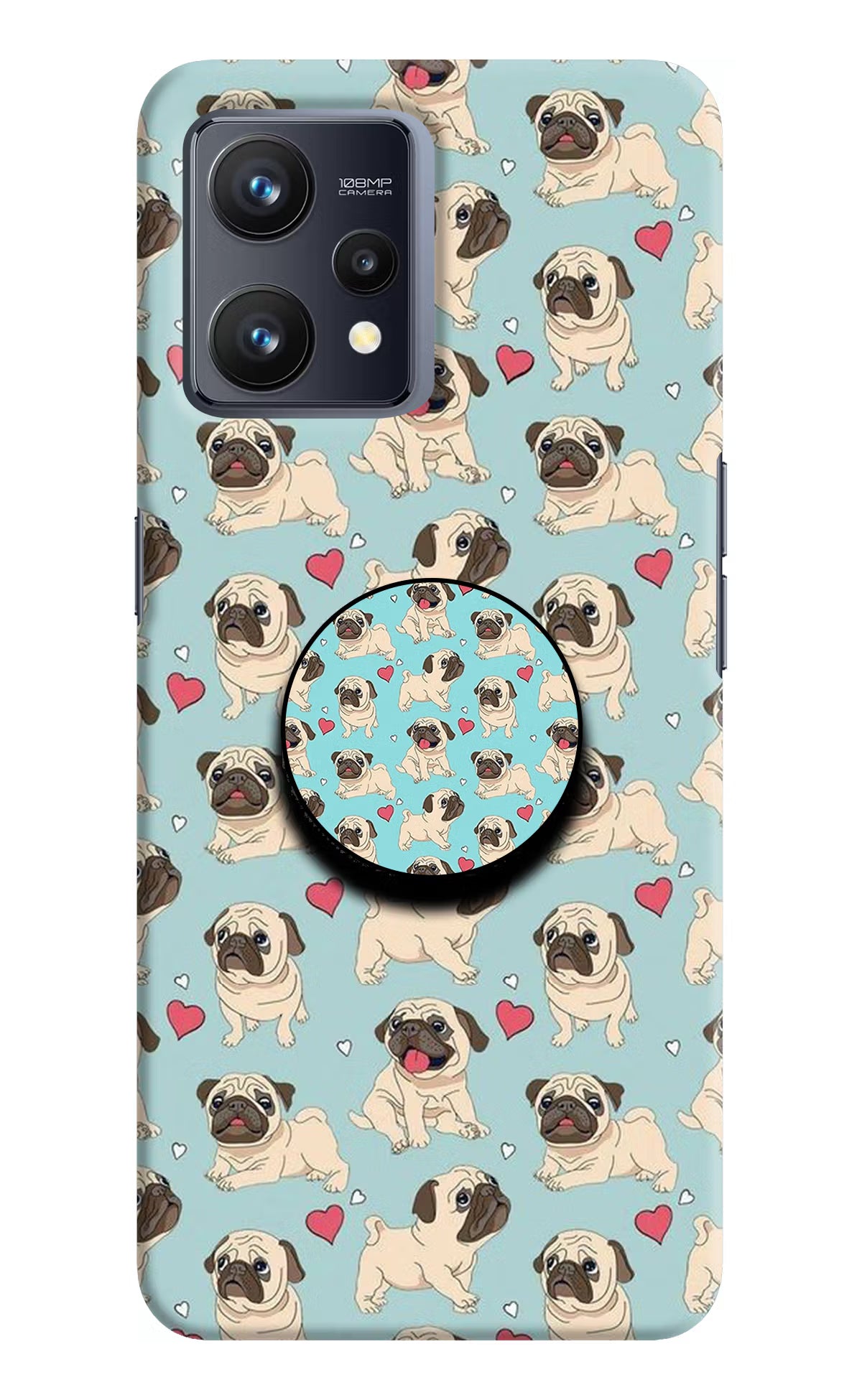 Pug Dog Realme 9 4G Pop Case by Casekaro