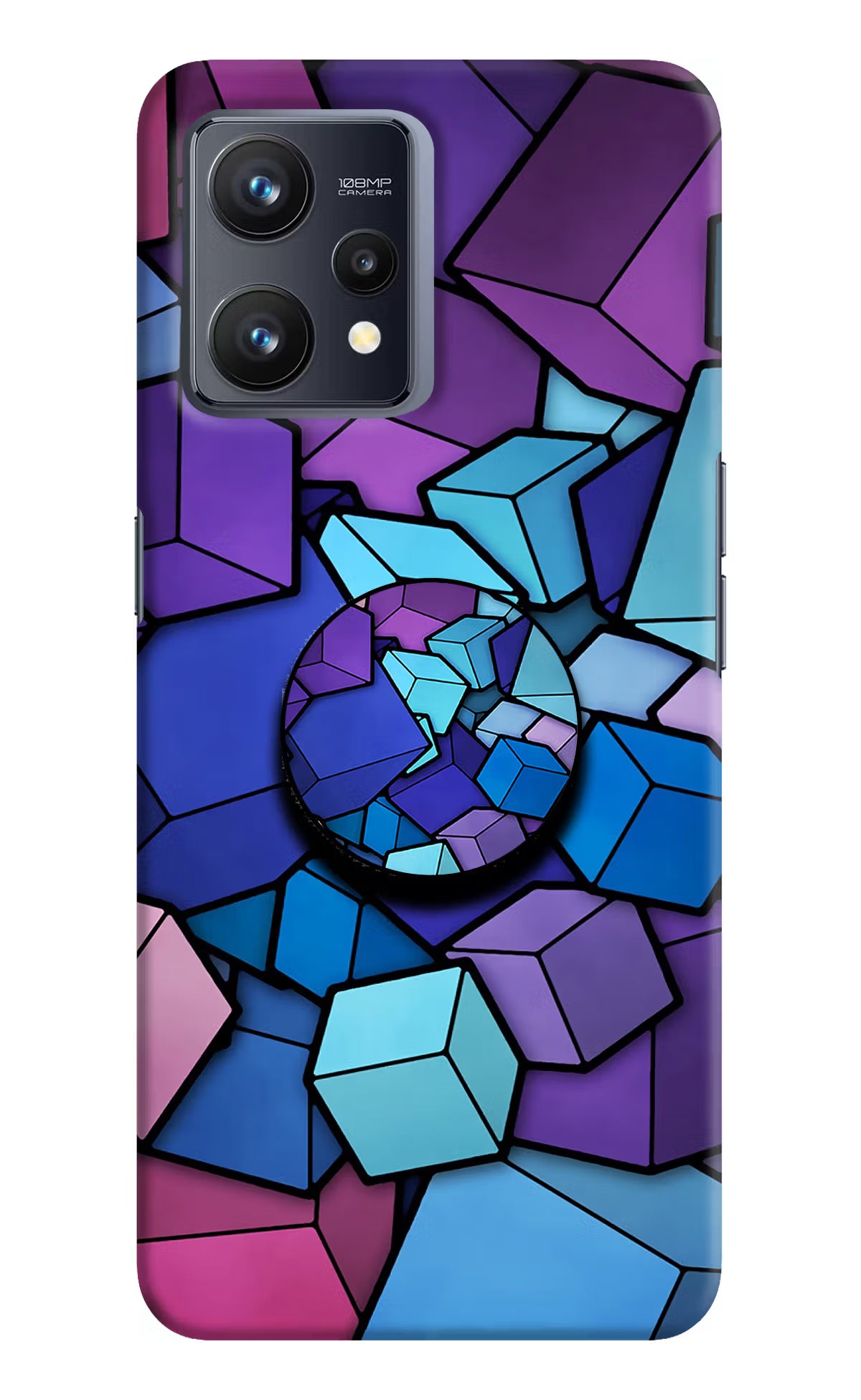 Cubic Abstract Realme 9 4G Pop Case by Casekaro