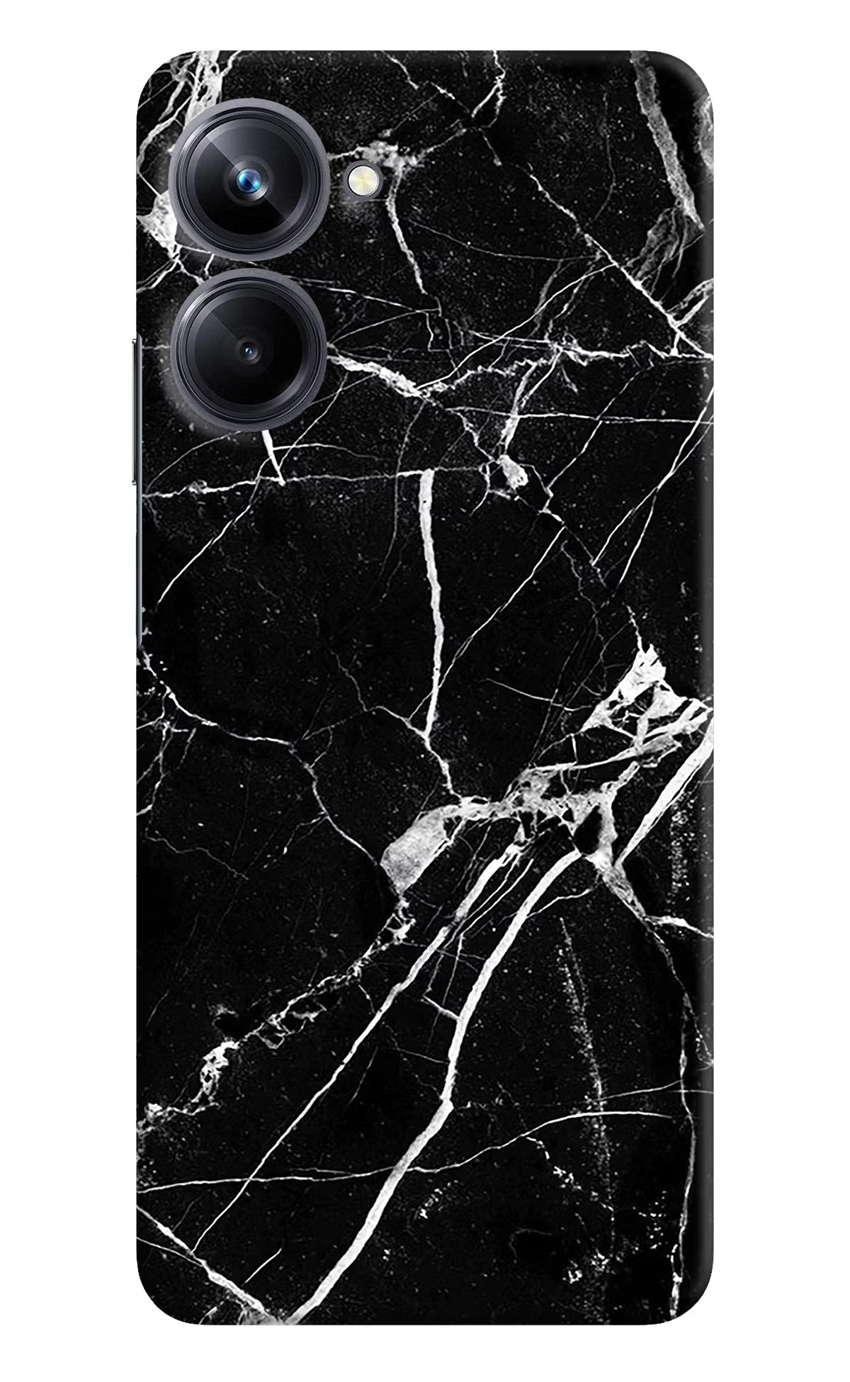 Black Marble Pattern Realme 10 Pro 5G Hard Case Back Cover by Casekaro