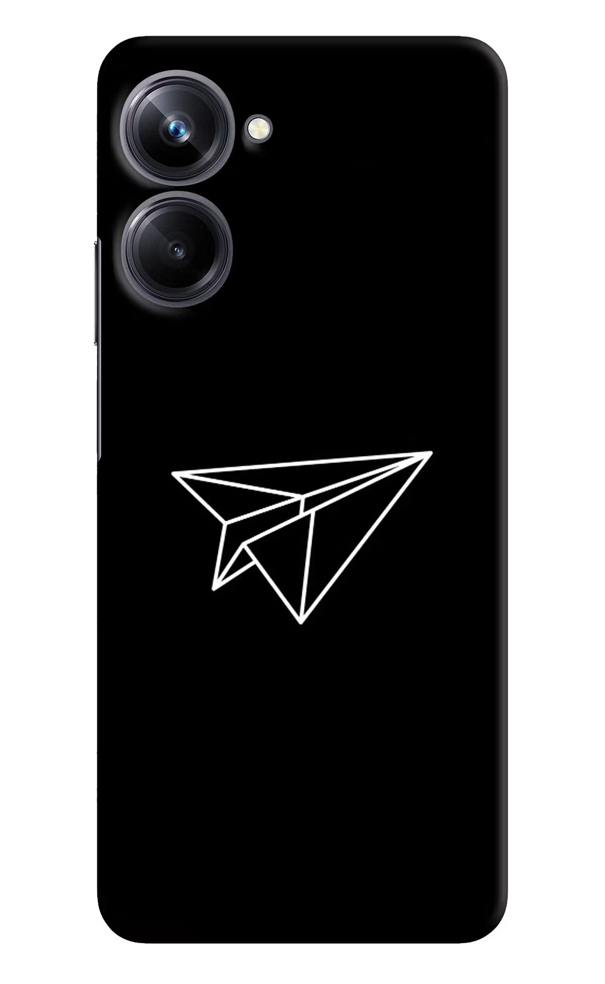 Paper Plane White Realme 10 Pro 5G Hard Case Back Cover by Casekaro