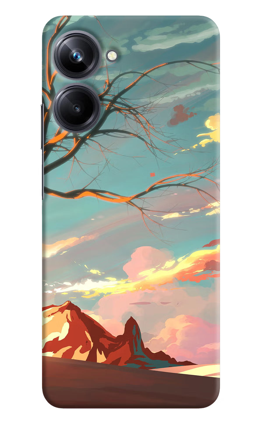 Scenery Realme 10 Pro 5G Back Cover, Hard case