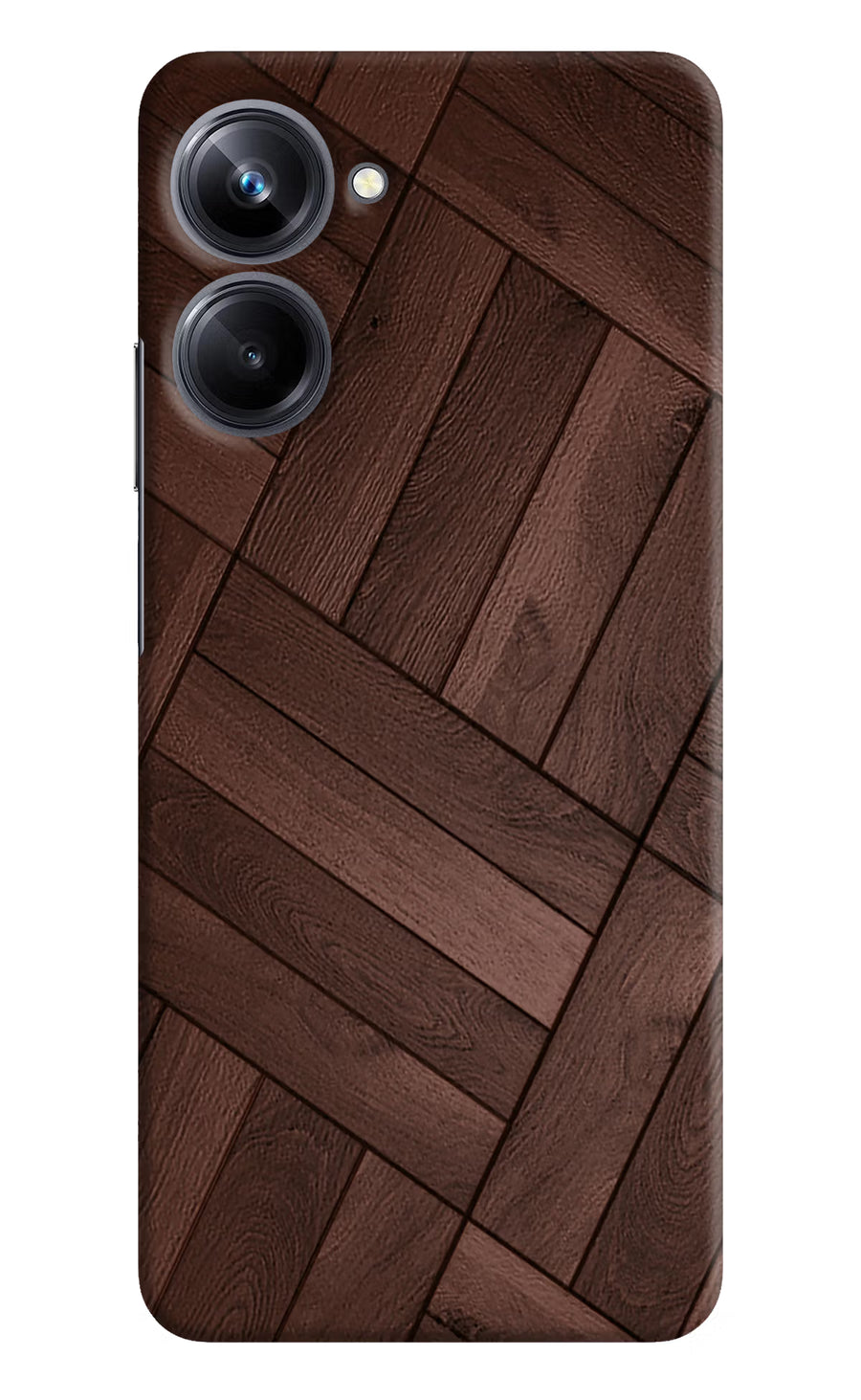 Wooden Texture Design Realme 10 Pro 5G Back Cover, Hard case