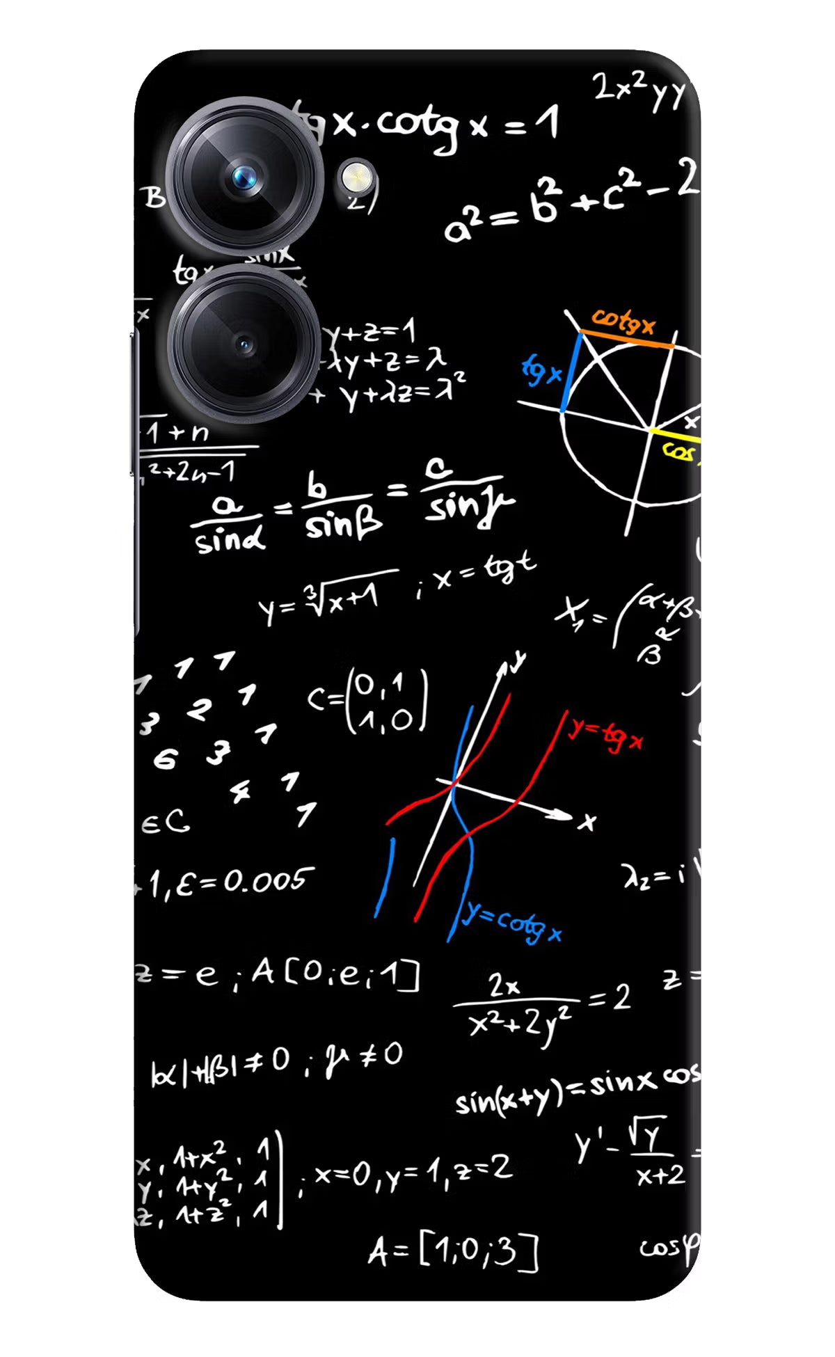 Mathematics Formula Realme 10 Pro 5G Hard Case Back Cover by Casekaro