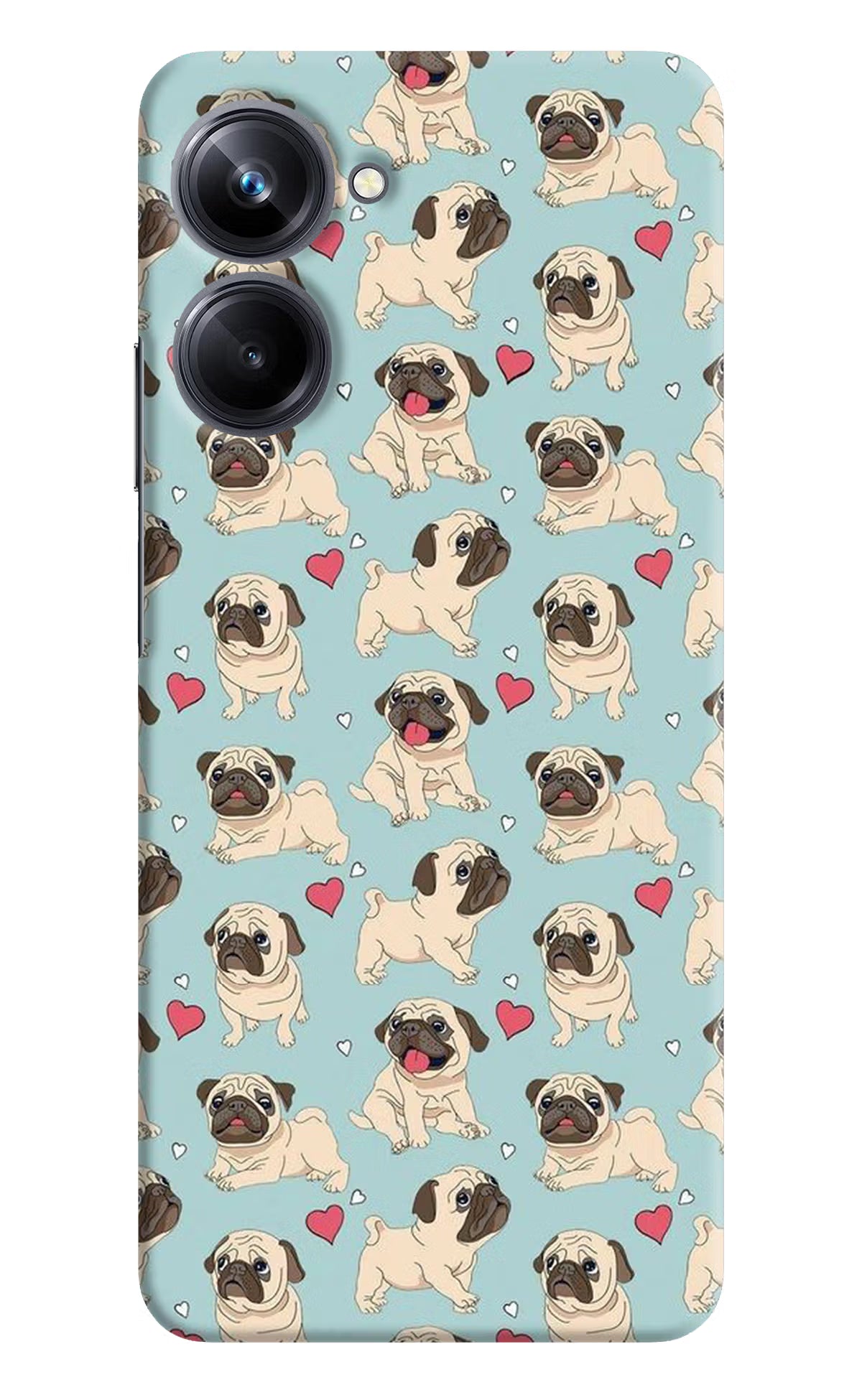 Pug Dog Realme 10 Pro 5G Hard Case Back Cover by Casekaro