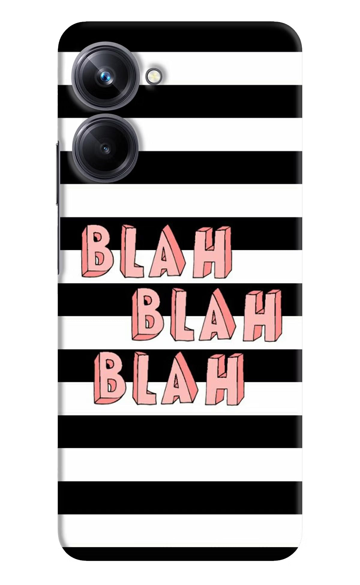 Blah Blah Blah Realme 10 Pro 5G Hard Case Back Cover by Casekaro