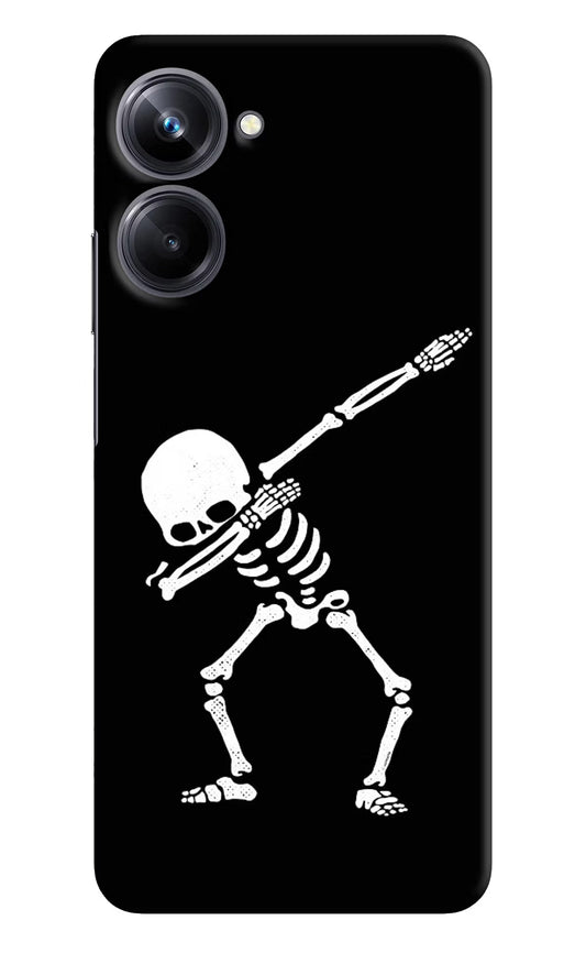 Dabbing Skeleton Art Realme 10 Pro 5G Hard Case Back Cover by Casekaro