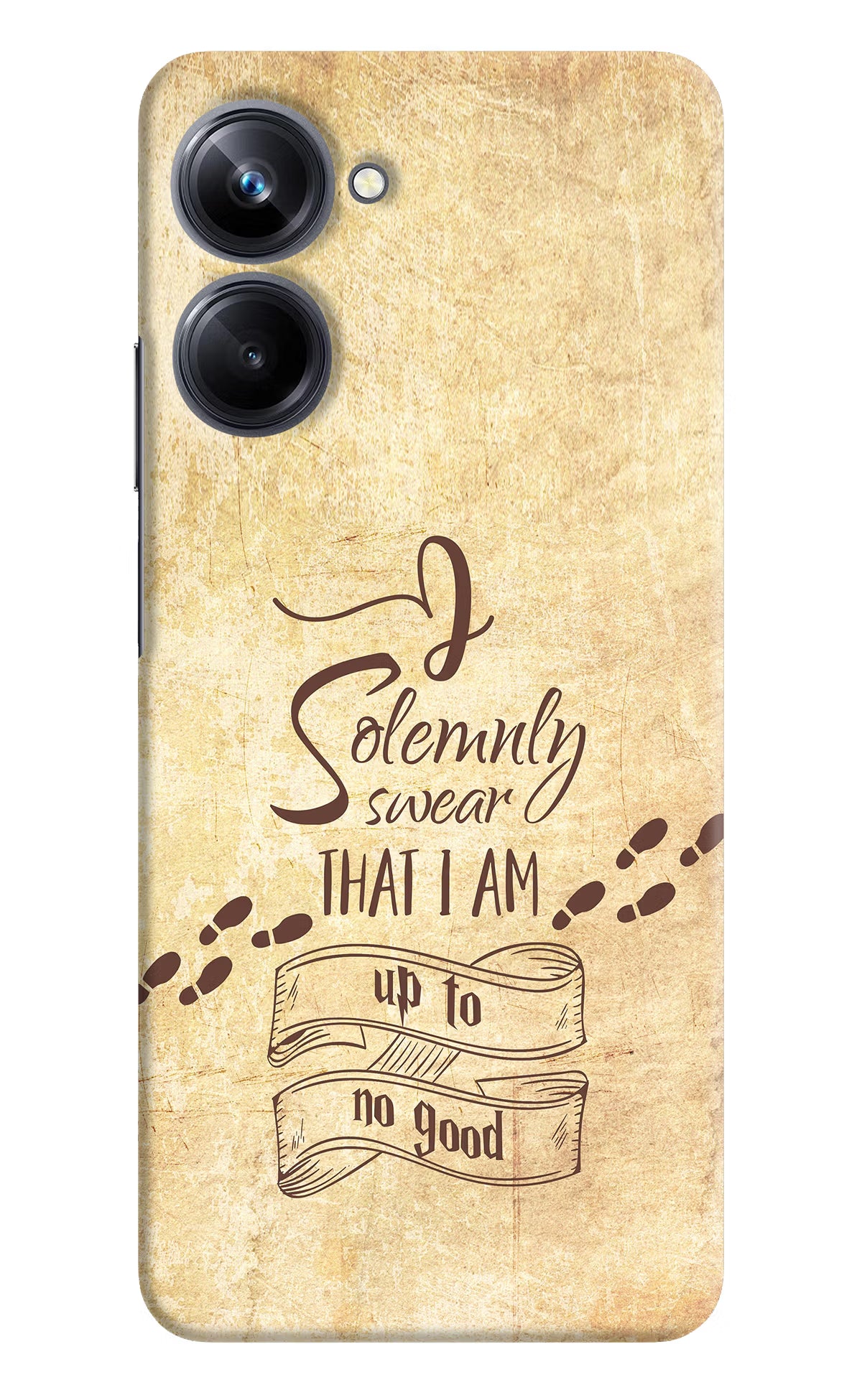 I Solemnly swear that i up to no good Realme 10 Pro 5G Hard Case Back Cover by Casekaro