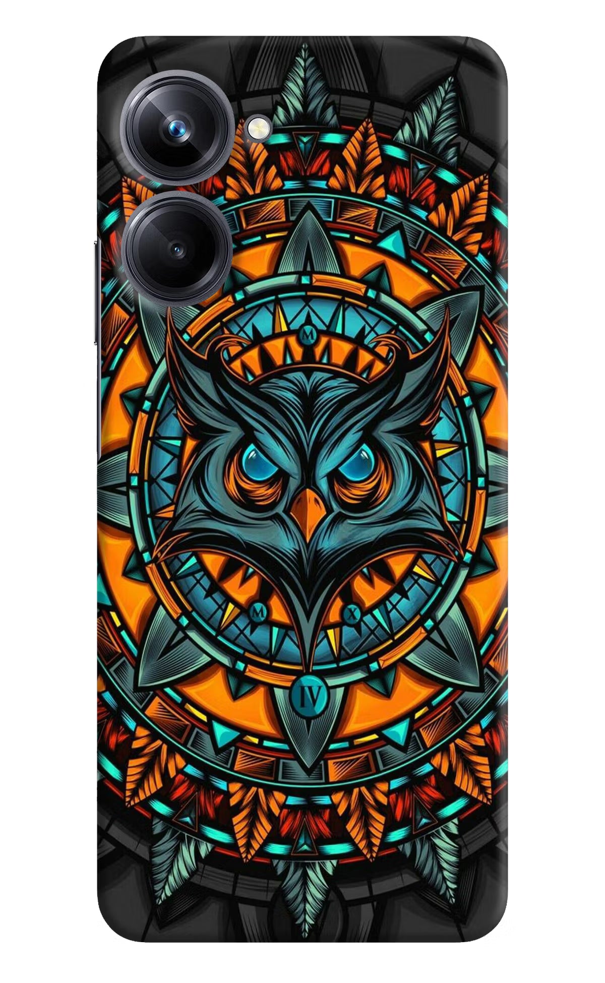 Angry Owl Art Realme 10 Pro 5G Hard Case Back Cover by Casekaro