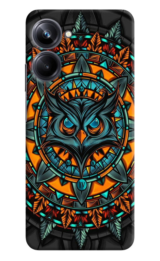Angry Owl Art Realme 10 Pro 5G Hard Case Back Cover by Casekaro
