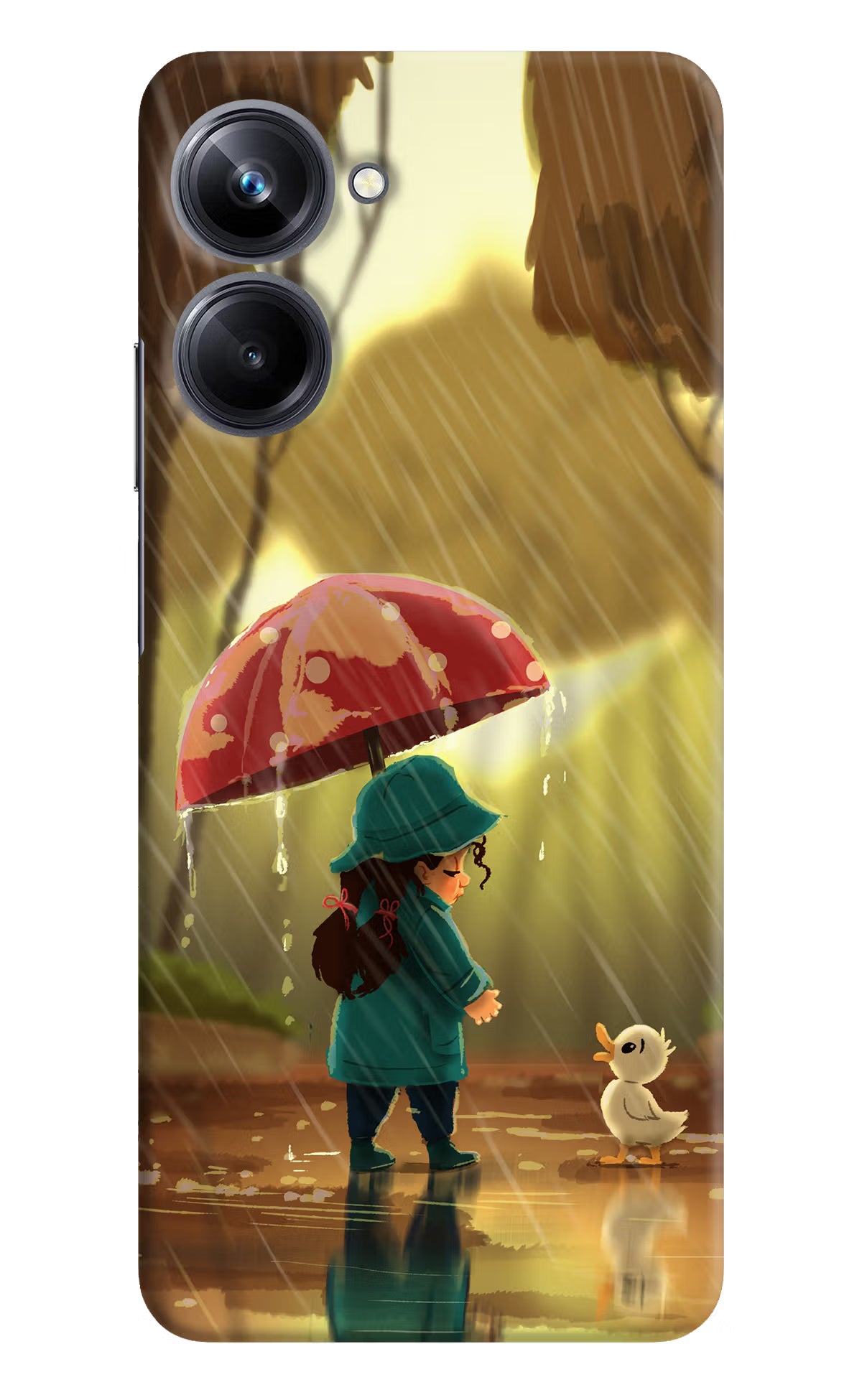 Rainy Day Realme 10 Pro 5G Hard Case Back Cover by Casekaro