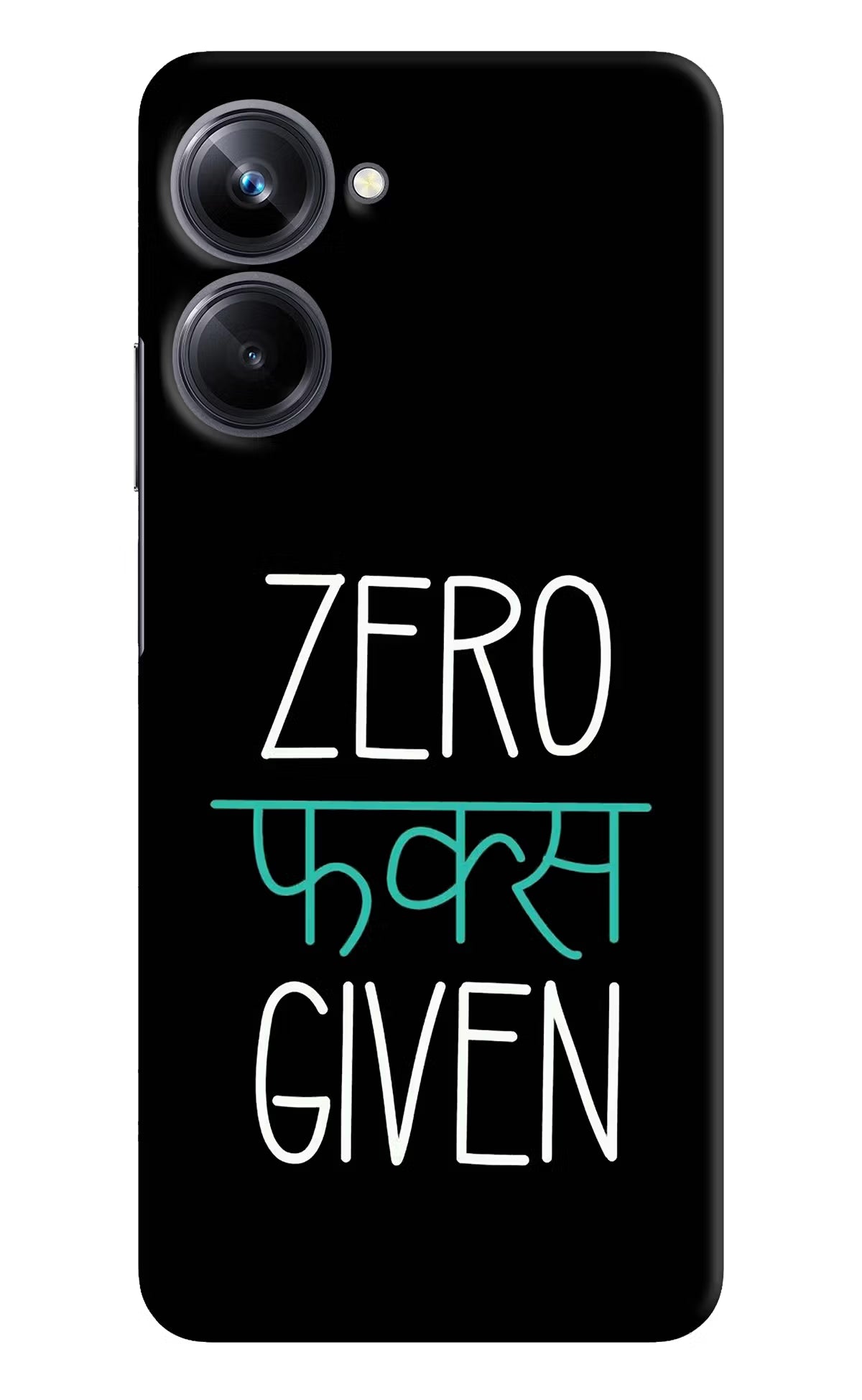 Zero Fucks Given Realme 10 Pro 5G Hard Case Back Cover by Casekaro