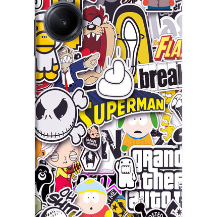 Sticker Bomb Realme 10 Pro 5G Hard Case Back Cover by Casekaro