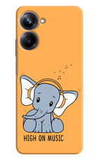 High On Music Realme 10 Pro 5G Hard Case Back Cover by Casekaro