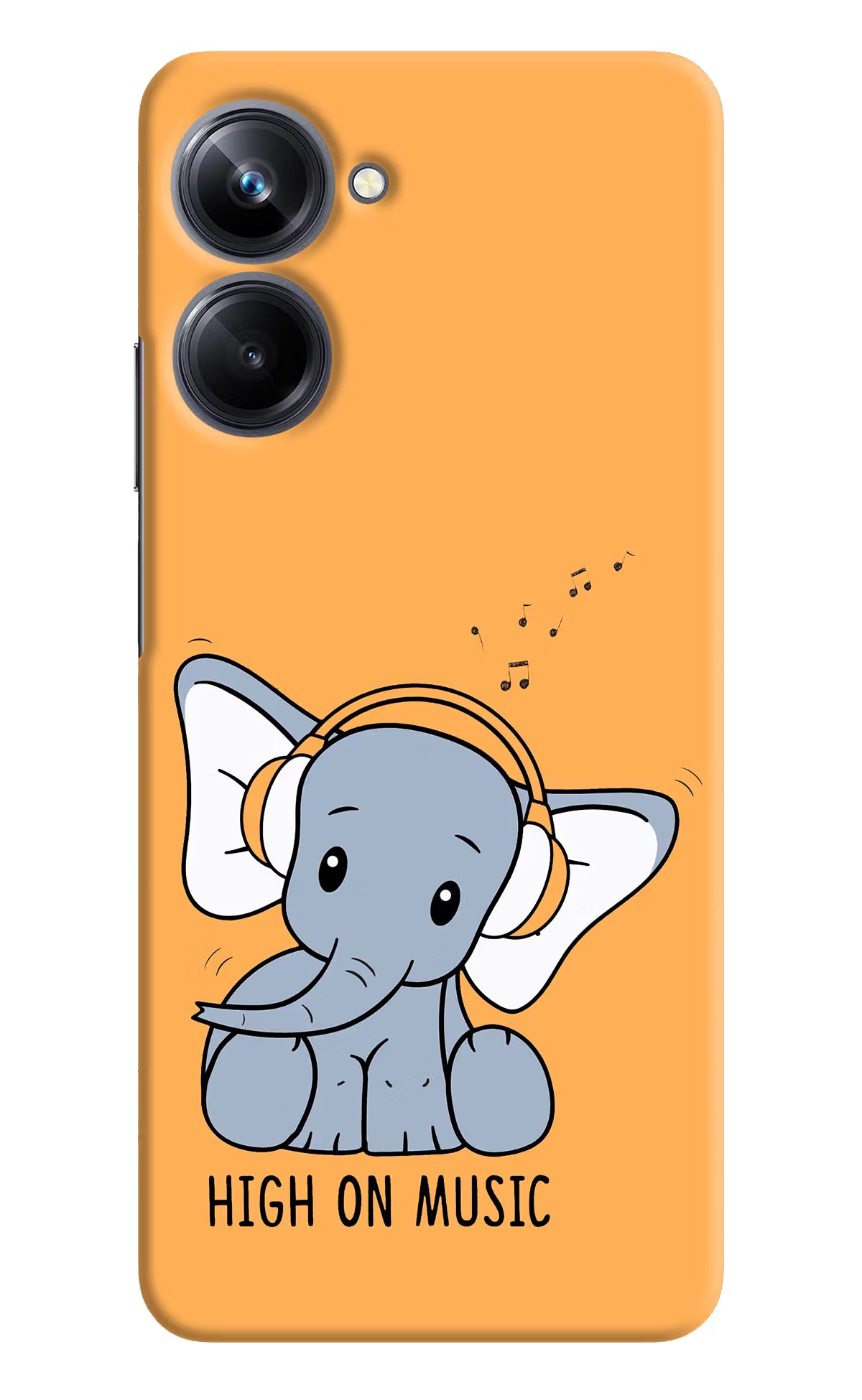 High On Music Realme 10 Pro 5G Hard Case Back Cover by Casekaro