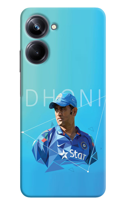 Dhoni Artwork Realme 10 Pro 5G Hard Case Back Cover by Casekaro