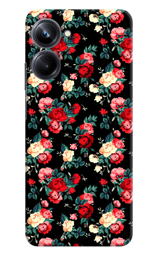 Rose Pattern Realme 10 Pro 5G Hard Case Back Cover by Casekaro