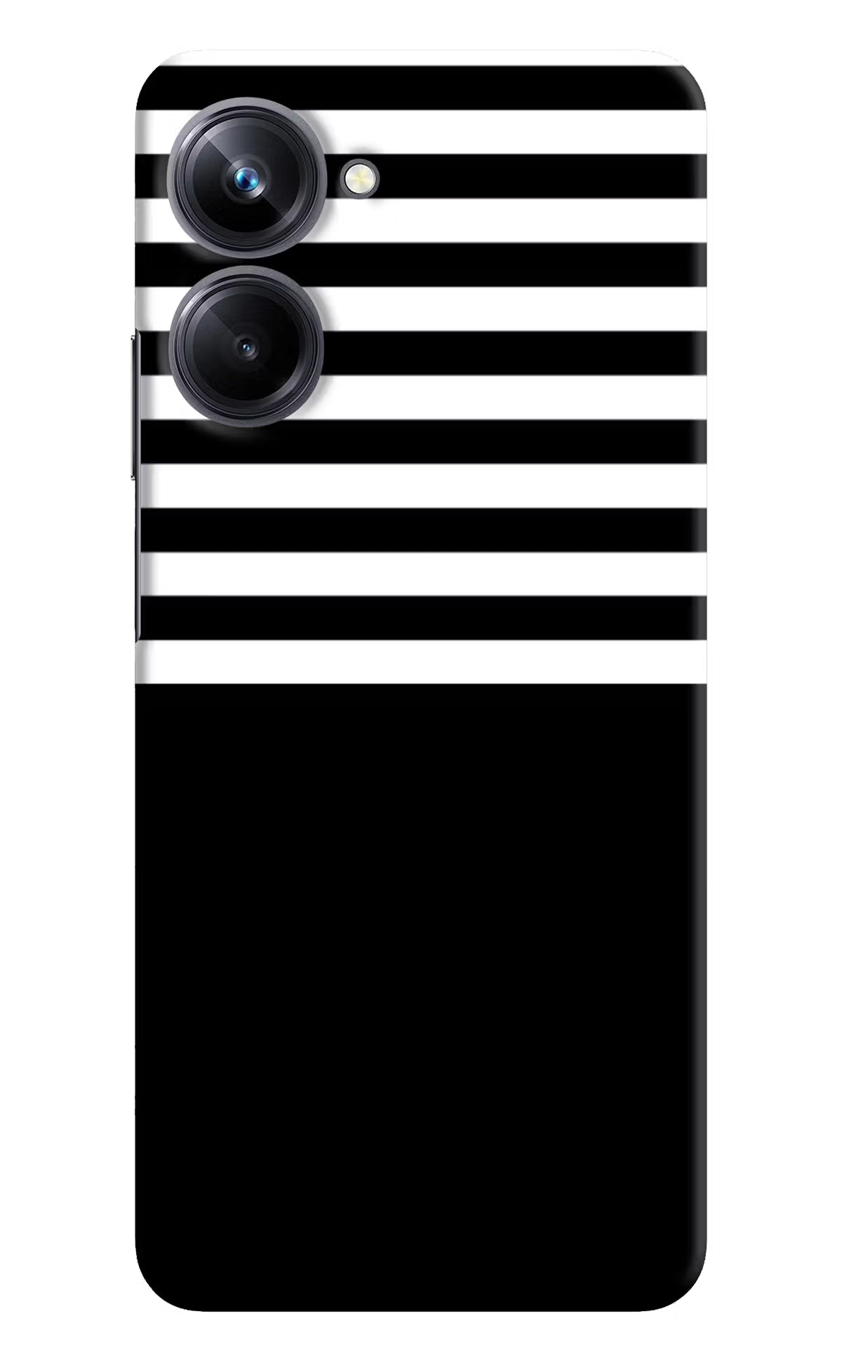 Black and White Print Realme 10 Pro 5G Hard Case Back Cover by Casekaro