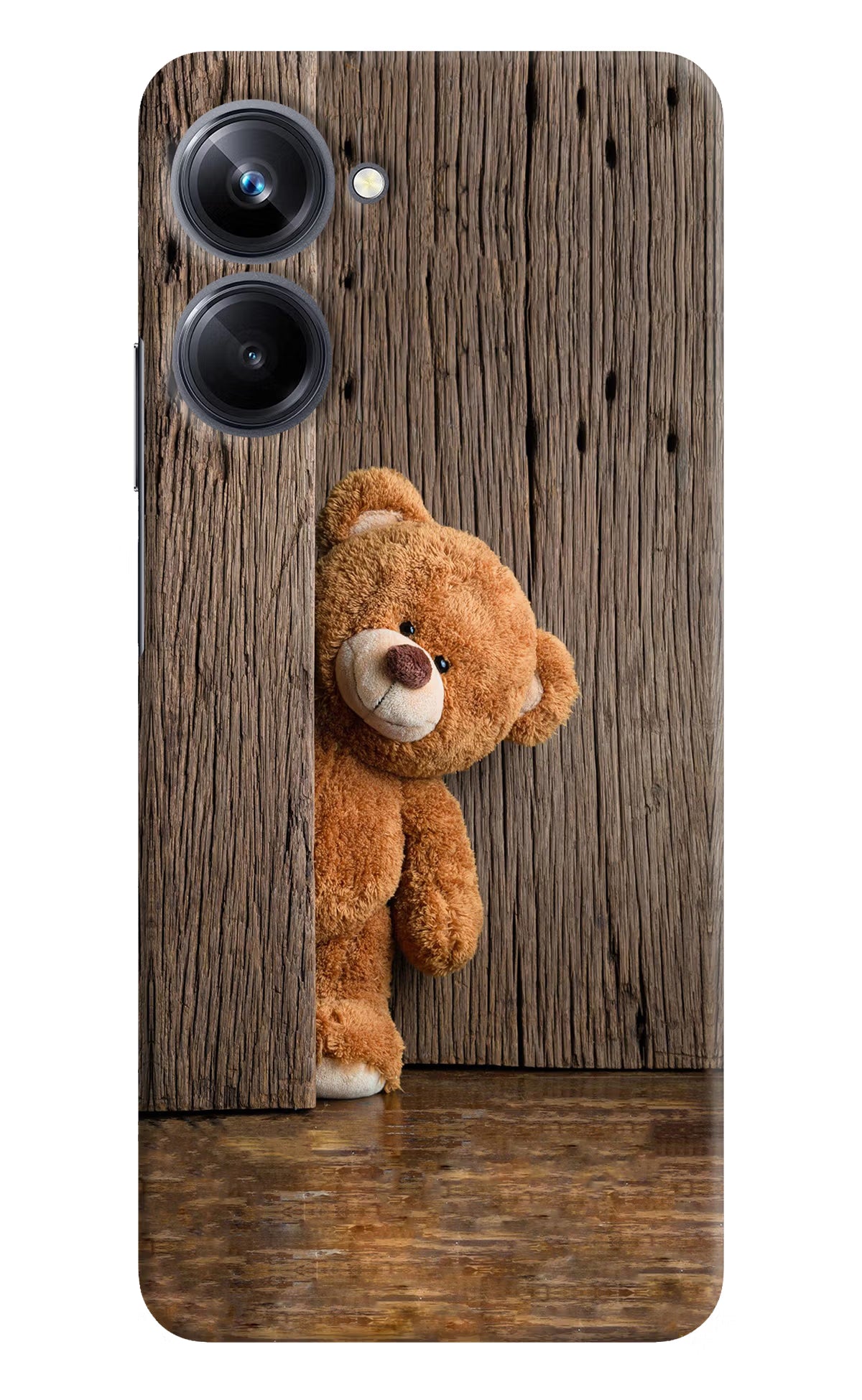 Teddy Wooden Realme 10 Pro 5G Hard Case Back Cover by Casekaro