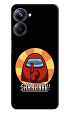 Among Us Shhh! Realme 10 Pro 5G Hard Case Back Cover by Casekaro